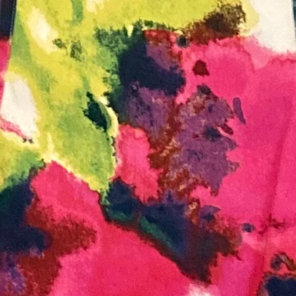 Ann Taylor Petite 6P Pink Floral Midi Shift Dress - Picture 6 of 6